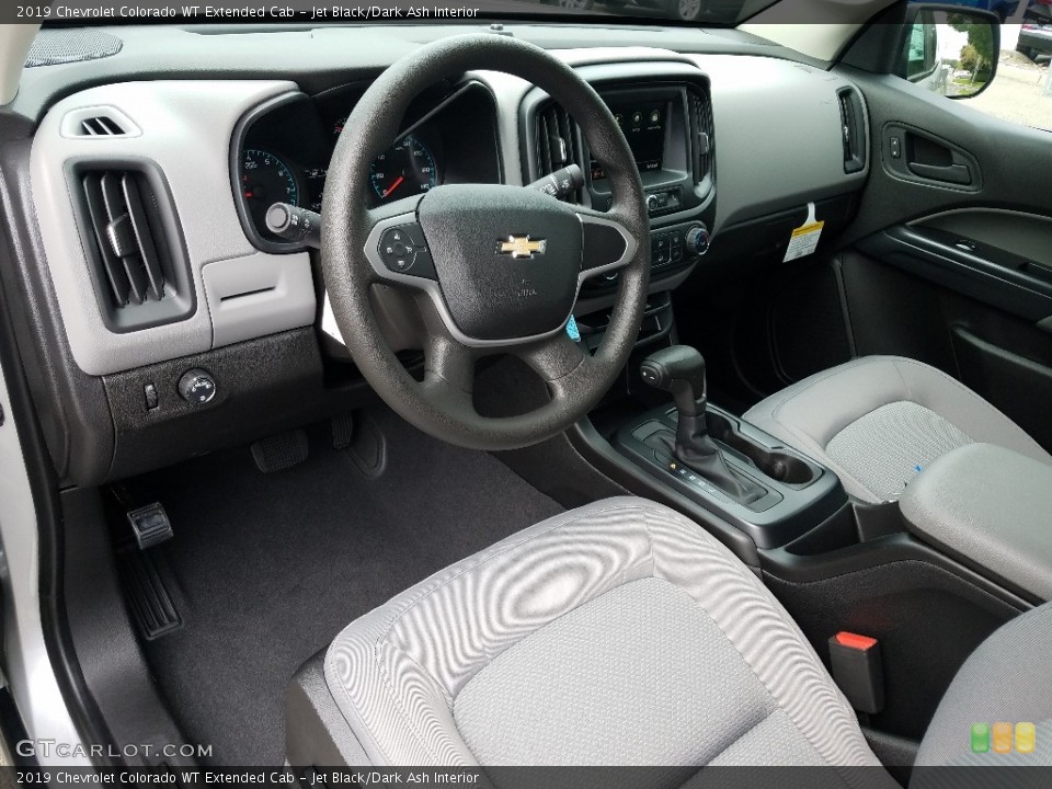 Jet Black/Dark Ash Interior Photo for the 2019 Chevrolet Colorado WT Extended Cab #129528278
