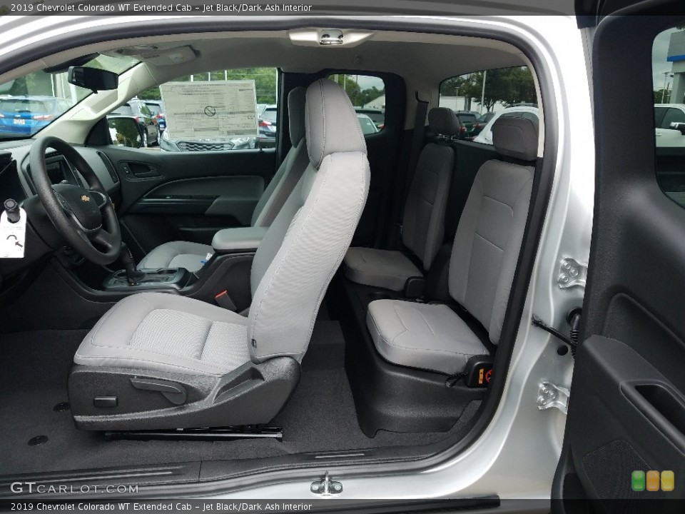 Jet Black/Dark Ash Interior Front Seat for the 2019 Chevrolet Colorado WT Extended Cab #129528304