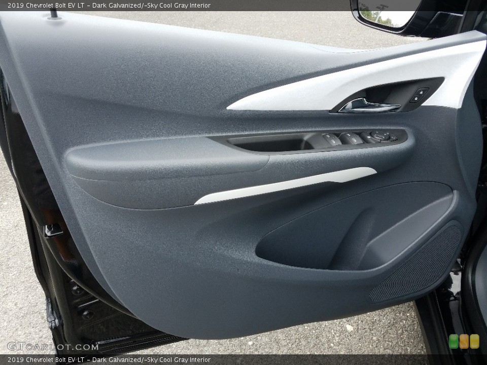 Dark Galvanized/­Sky Cool Gray Interior Door Panel for the 2019 Chevrolet Bolt EV LT #129528929