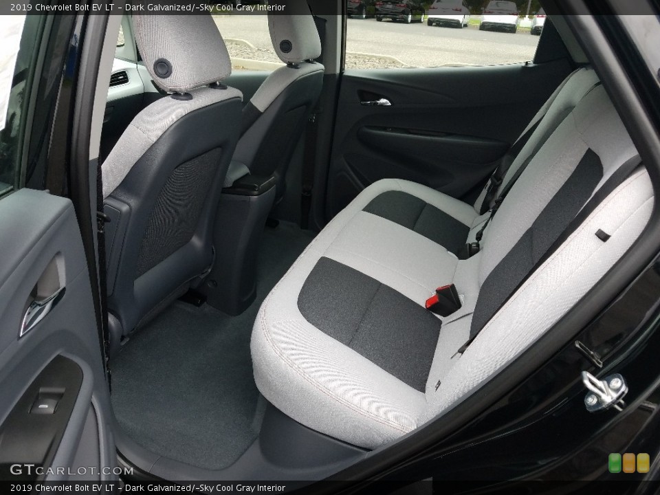 Dark Galvanized/­Sky Cool Gray Interior Rear Seat for the 2019 Chevrolet Bolt EV LT #129528994