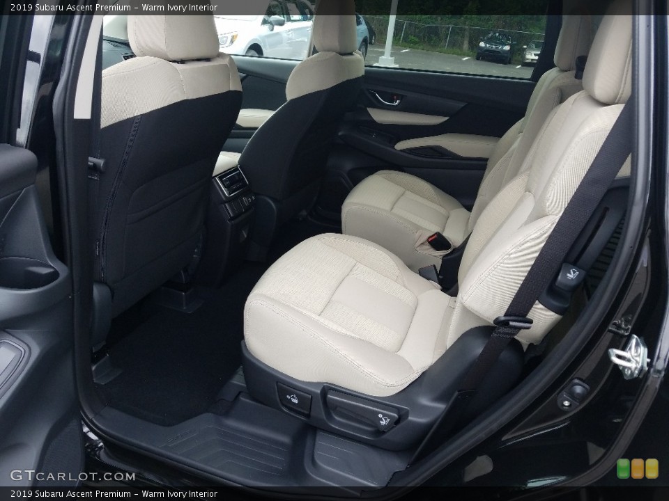 Warm Ivory Interior Rear Seat for the 2019 Subaru Ascent Premium #129531287