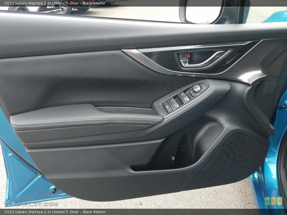Black Interior Door Panel for the 2019 Subaru Impreza 2.0i Limited 5-Door #129531569