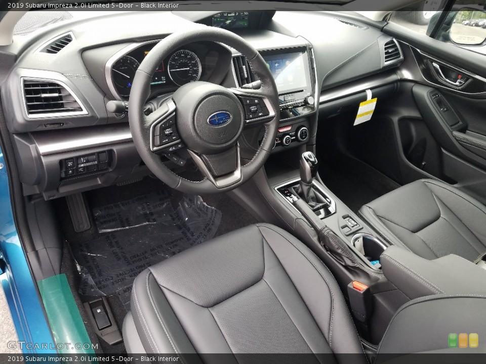 Black Interior Photo for the 2019 Subaru Impreza 2.0i Limited 5-Door #129531599