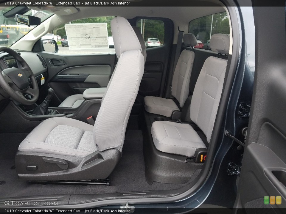 Jet Black/Dark Ash Interior Front Seat for the 2019 Chevrolet Colorado WT Extended Cab #129534590