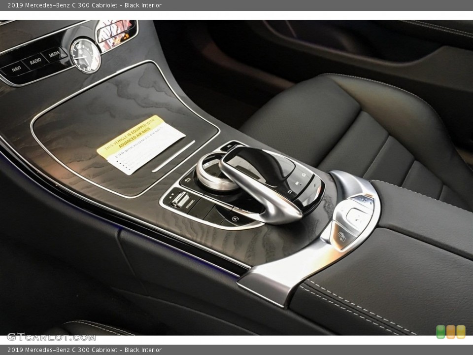 Black Interior Controls for the 2019 Mercedes-Benz C 300 Cabriolet #129541538