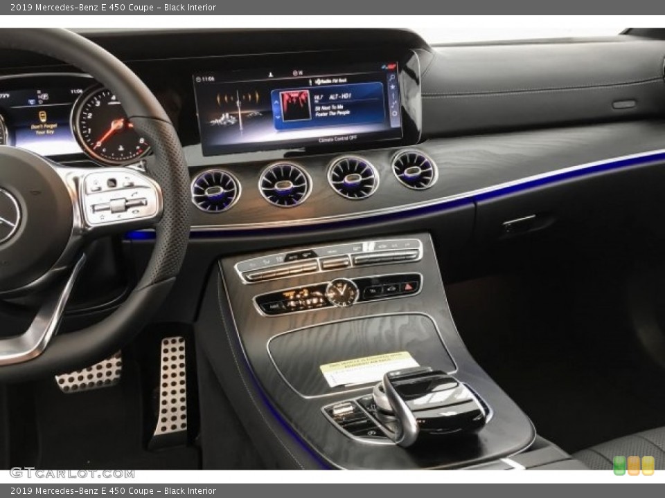 Black Interior Controls for the 2019 Mercedes-Benz E 450 Coupe #129543056