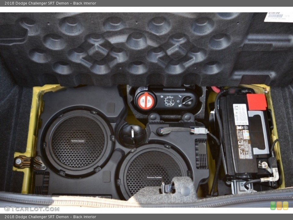 Black Interior Audio System for the 2018 Dodge Challenger SRT Demon #129544787