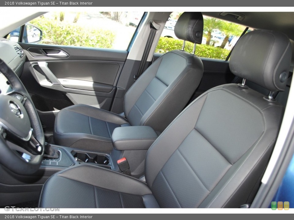 Titan Black Interior Front Seat for the 2018 Volkswagen Tiguan SE #129546770