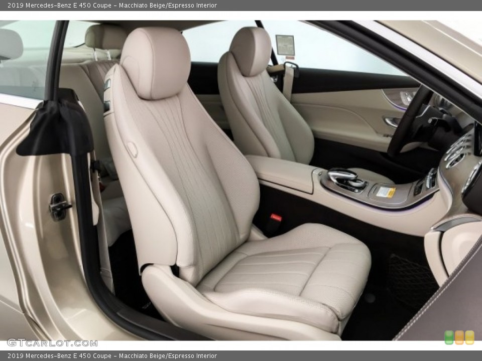 Macchiato Beige/Espresso Interior Photo for the 2019 Mercedes-Benz E 450 Coupe #129547508