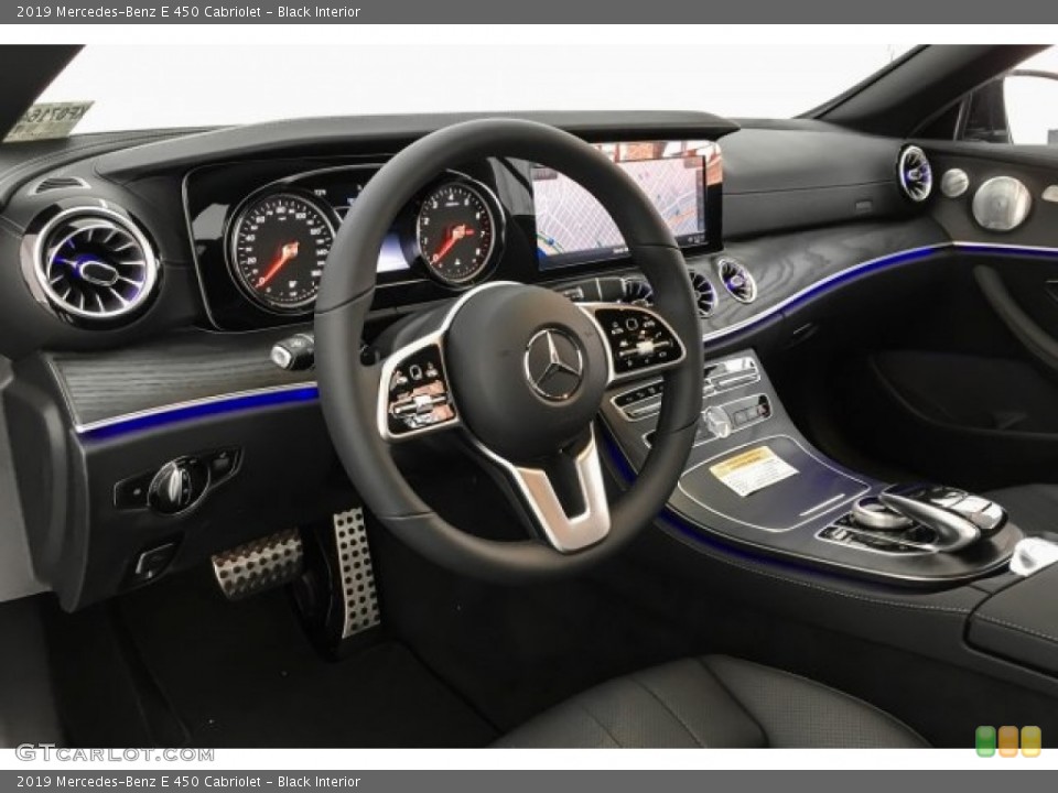 Black Interior Dashboard for the 2019 Mercedes-Benz E 450 Cabriolet #129547964