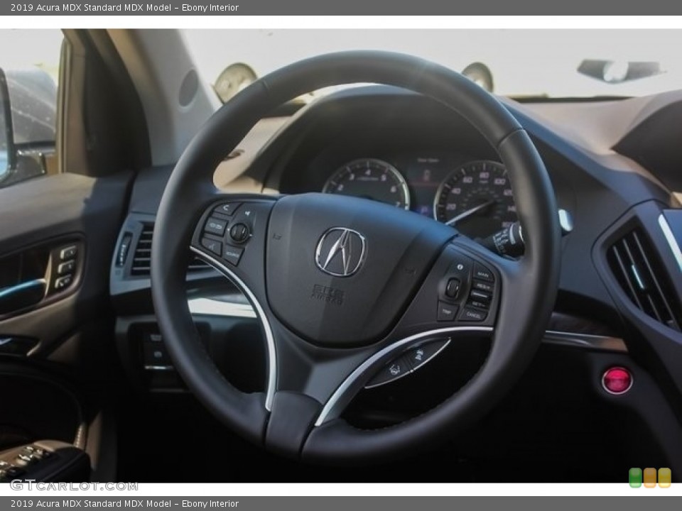 Ebony Interior Steering Wheel for the 2019 Acura MDX  #129552524
