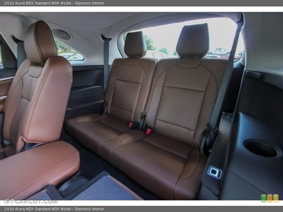 Espresso Interior Rear Seat for the 2019 Acura MDX  #129552944