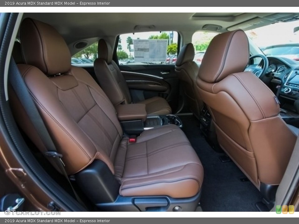 Espresso Interior Rear Seat for the 2019 Acura MDX  #129552956
