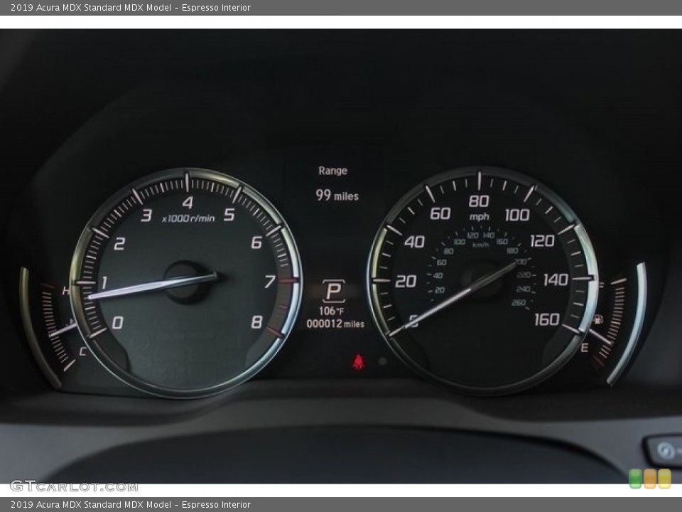 Espresso Interior Gauges for the 2019 Acura MDX  #129552989