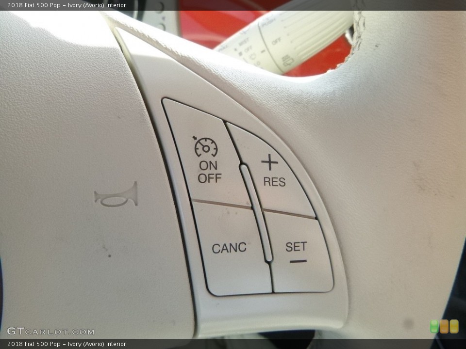 Ivory (Avorio) Interior Steering Wheel for the 2018 Fiat 500 Pop #129562333