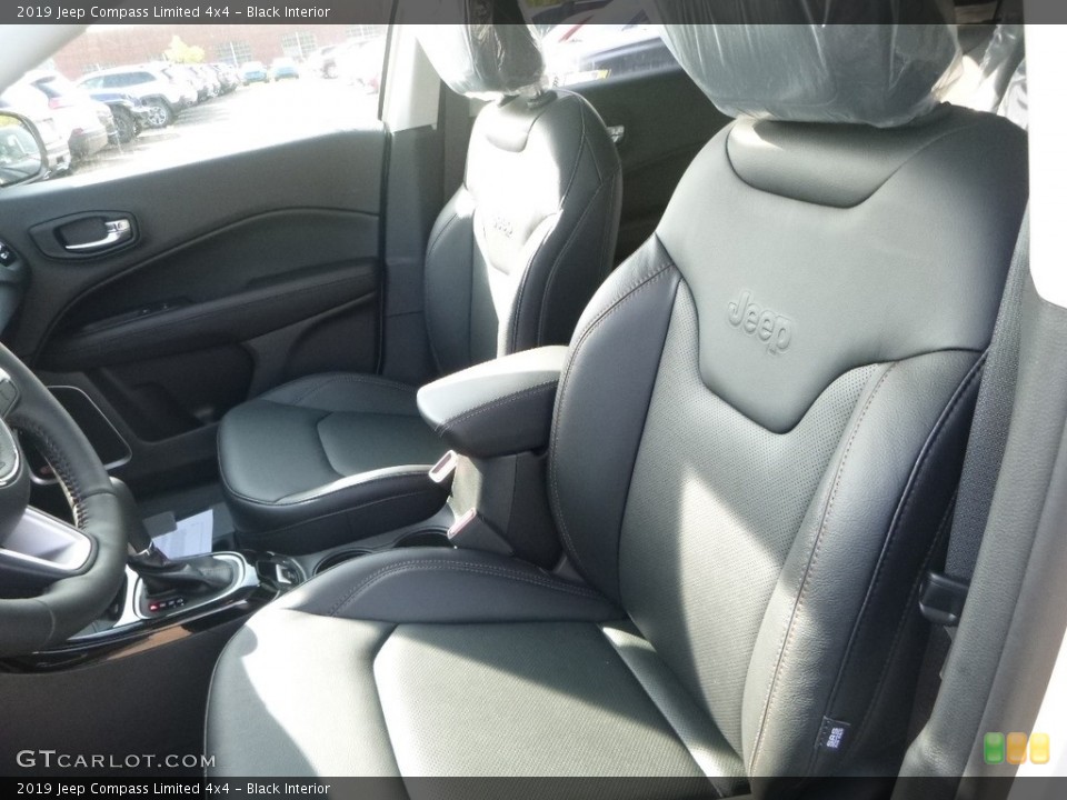 Black Interior Front Seat for the 2019 Jeep Compass Limited 4x4 #129564579