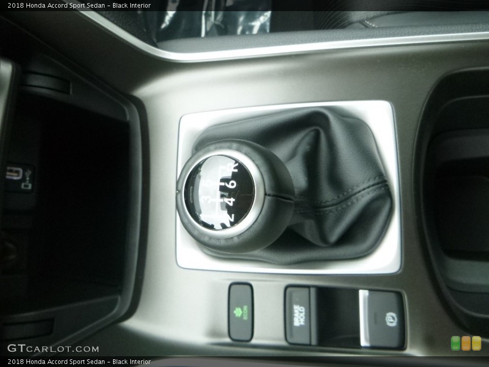 Black Interior Transmission for the 2018 Honda Accord Sport Sedan #129565170