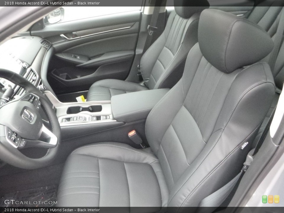 Black Interior Front Seat for the 2018 Honda Accord EX-L Hybrid Sedan #129566979