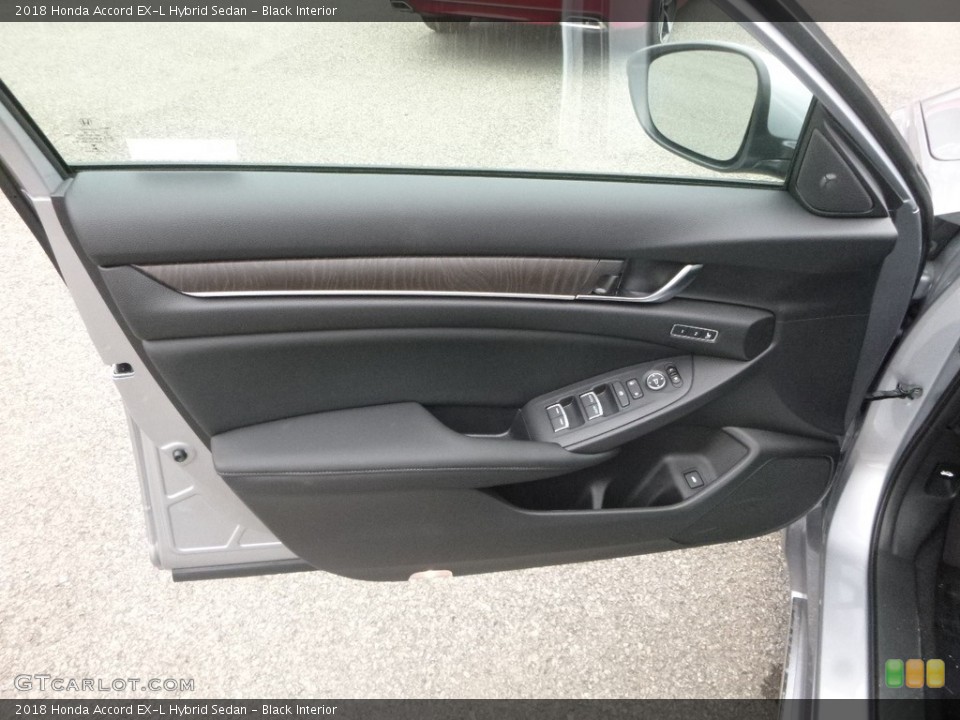 Black Interior Door Panel for the 2018 Honda Accord EX-L Hybrid Sedan #129567057