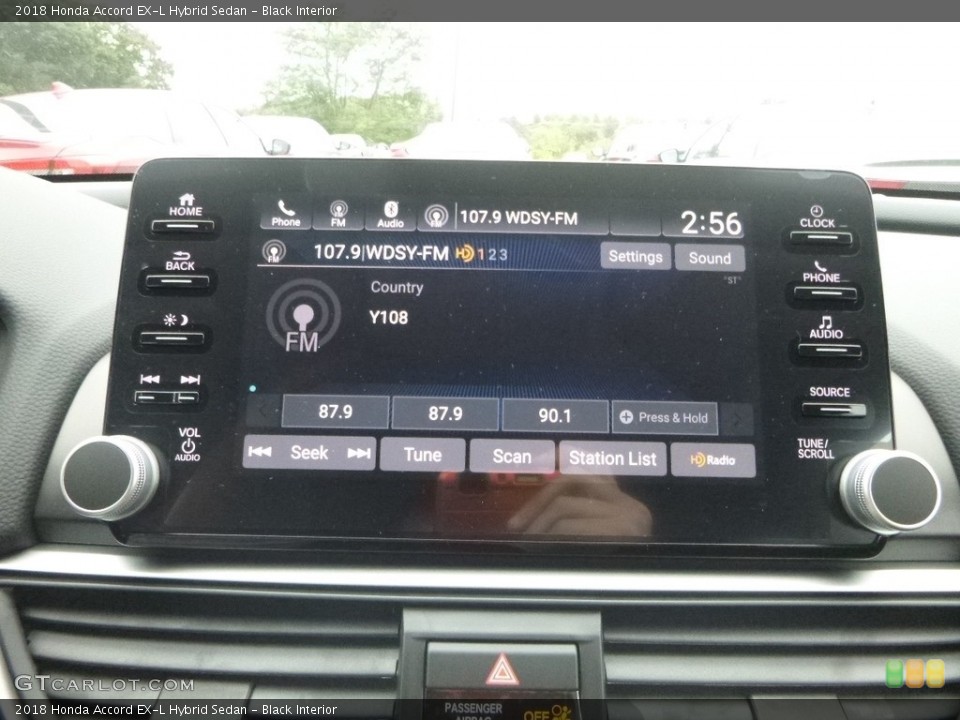 Black Interior Controls for the 2018 Honda Accord EX-L Hybrid Sedan #129567126