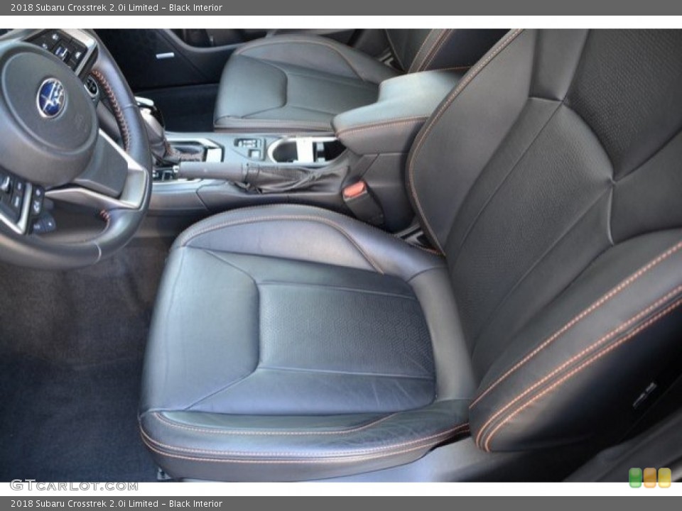 Black Interior Front Seat for the 2018 Subaru Crosstrek 2.0i Limited #129573672