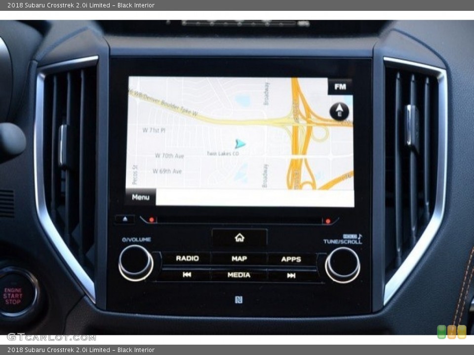 Black Interior Navigation for the 2018 Subaru Crosstrek 2.0i Limited #129573786