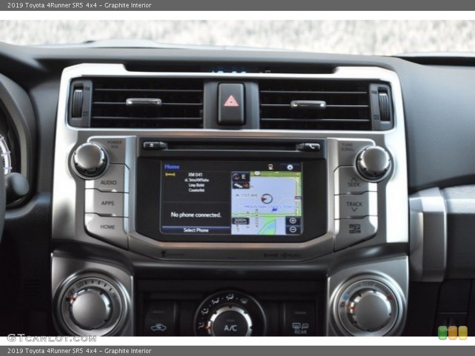 Graphite Interior Controls for the 2019 Toyota 4Runner SR5 4x4 #129575967
