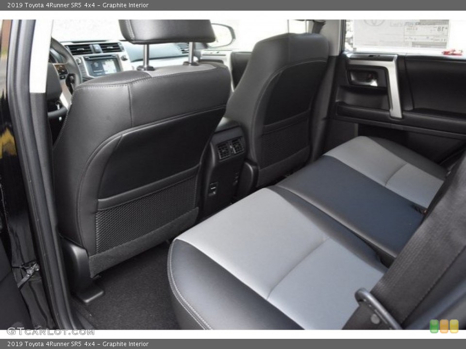Graphite Interior Rear Seat for the 2019 Toyota 4Runner SR5 4x4 #129576059