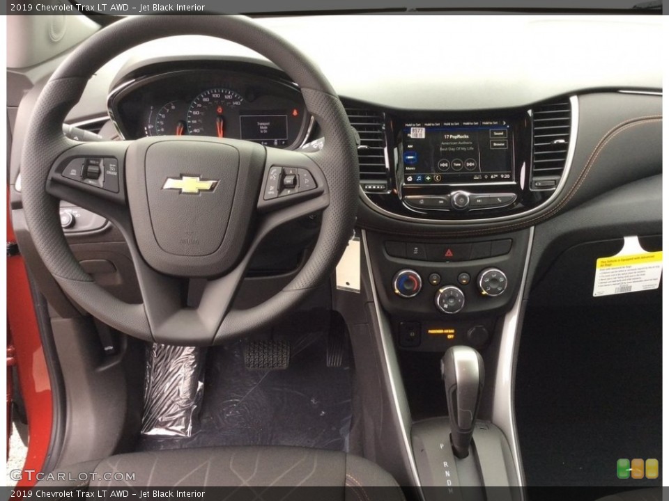 Jet Black Interior Dashboard for the 2019 Chevrolet Trax LT AWD #129576108