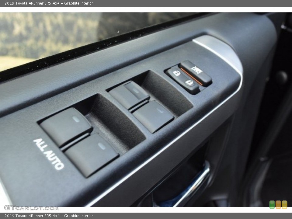 Graphite Interior Controls for the 2019 Toyota 4Runner SR5 4x4 #129576294