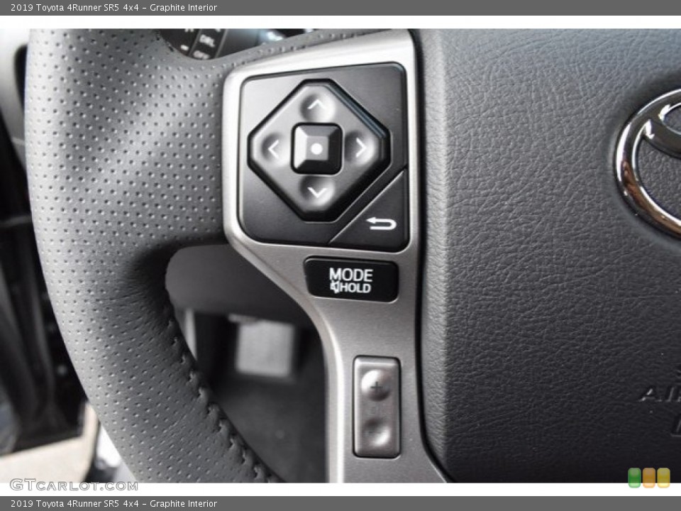Graphite Interior Controls for the 2019 Toyota 4Runner SR5 4x4 #129576348