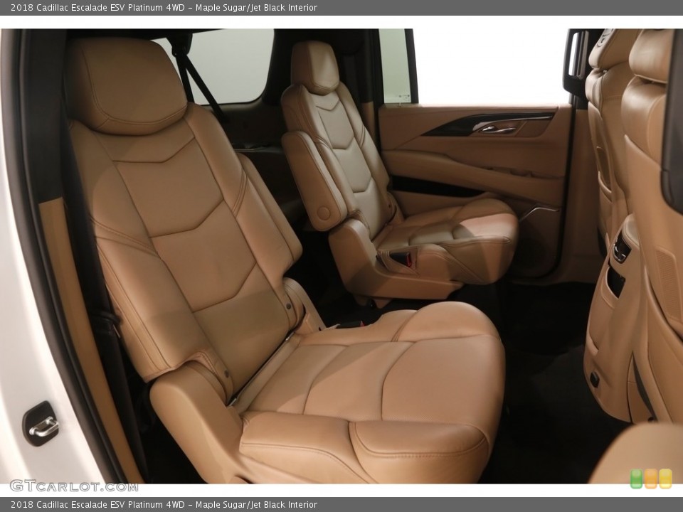 Maple Sugar/Jet Black Interior Rear Seat for the 2018 Cadillac Escalade ESV Platinum 4WD #129576366