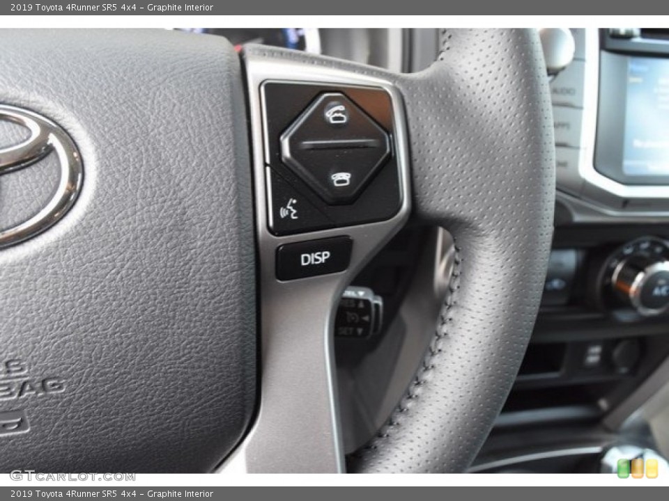 Graphite Interior Controls for the 2019 Toyota 4Runner SR5 4x4 #129576375