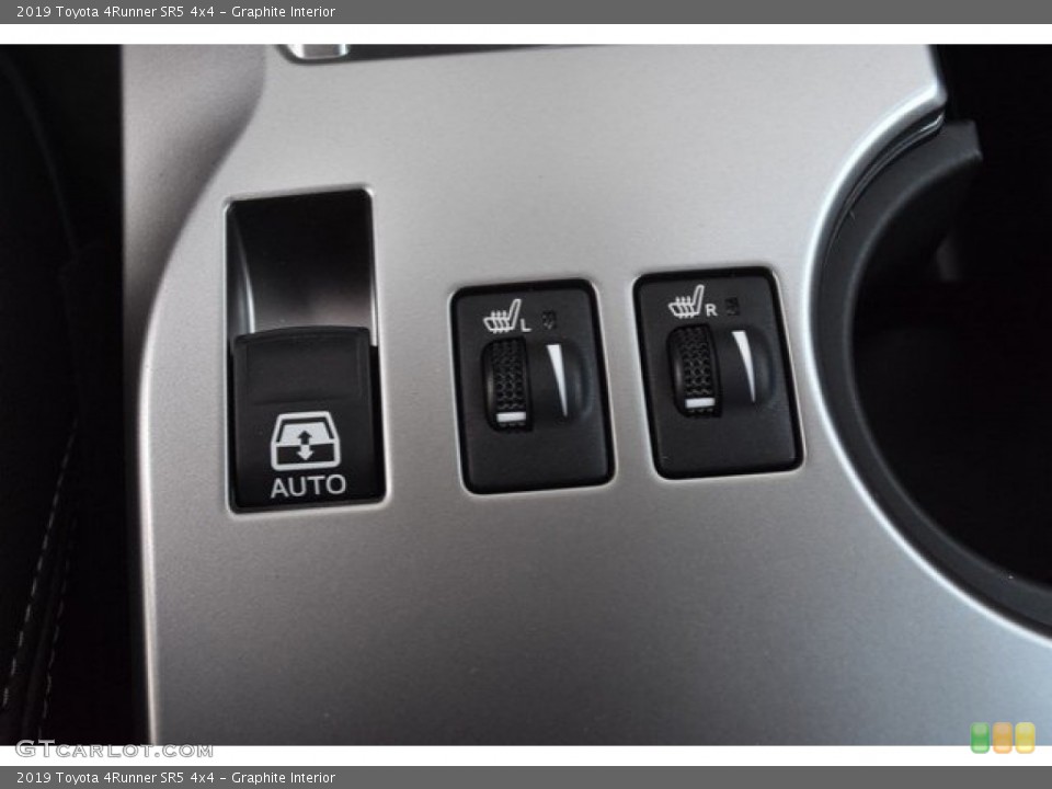 Graphite Interior Controls for the 2019 Toyota 4Runner SR5 4x4 #129576483