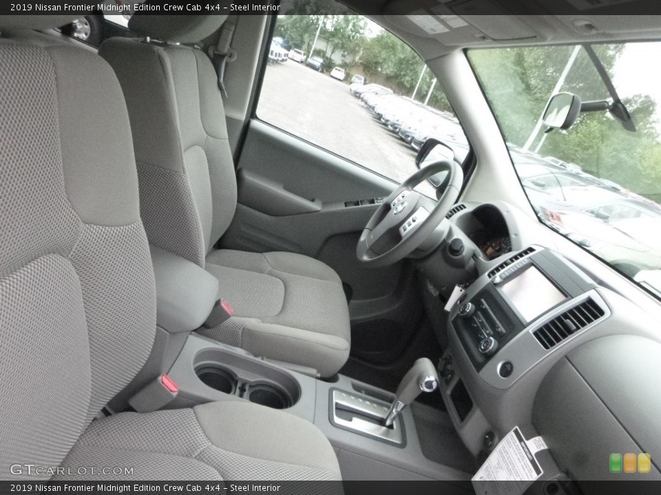 Steel Interior Photo for the 2019 Nissan Frontier Midnight Edition Crew Cab 4x4 #129577464