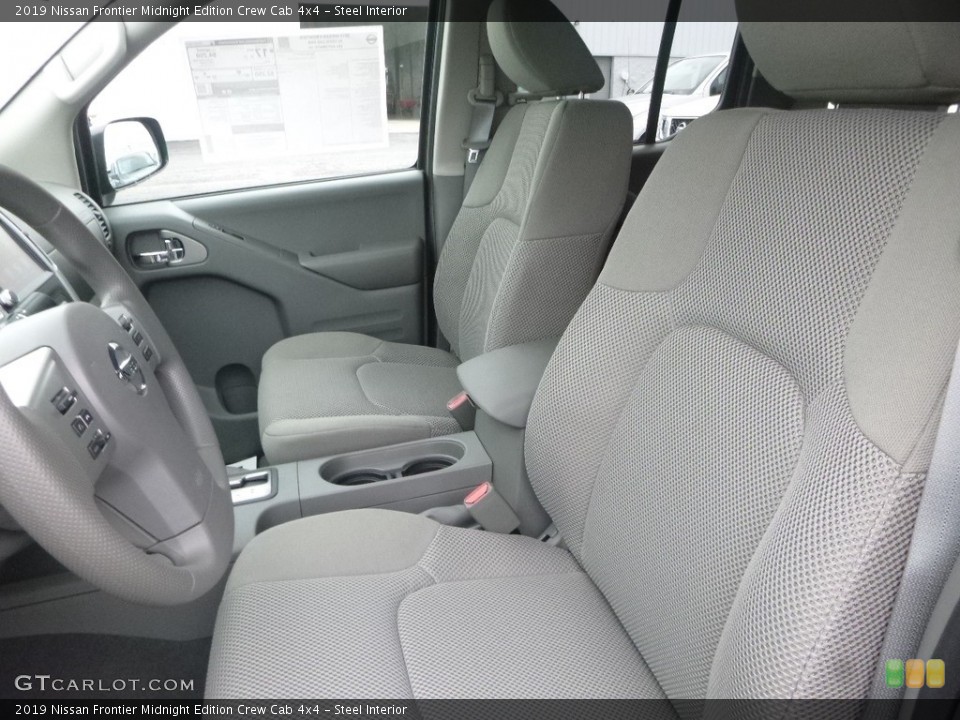 Steel Interior Photo for the 2019 Nissan Frontier Midnight Edition Crew Cab 4x4 #129577659
