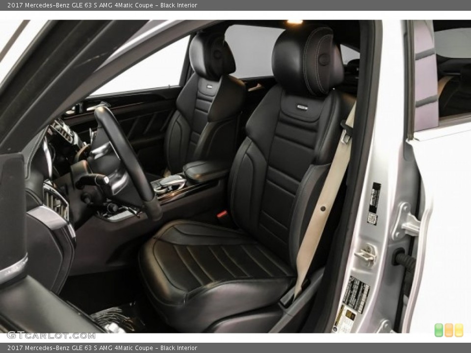 Black Interior Front Seat for the 2017 Mercedes-Benz GLE 63 S AMG 4Matic Coupe #129578049