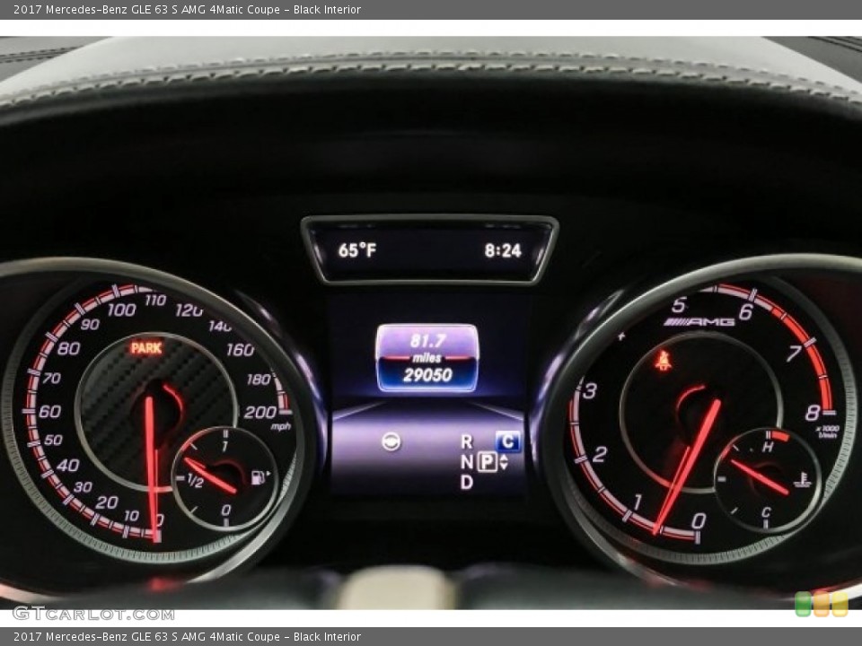 Black Interior Gauges for the 2017 Mercedes-Benz GLE 63 S AMG 4Matic Coupe #129578184