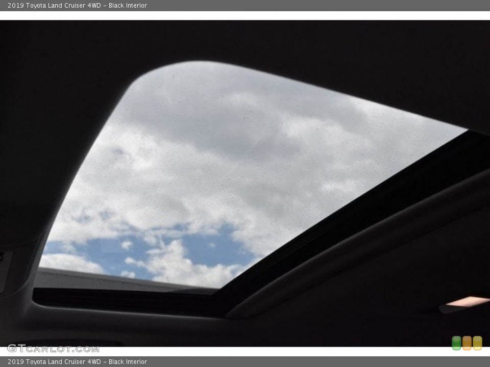 Black Interior Sunroof for the 2019 Toyota Land Cruiser 4WD #129581024