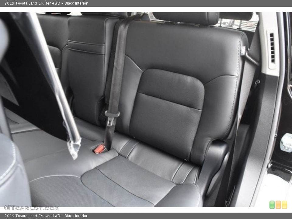 Black Interior Rear Seat for the 2019 Toyota Land Cruiser 4WD #129581173
