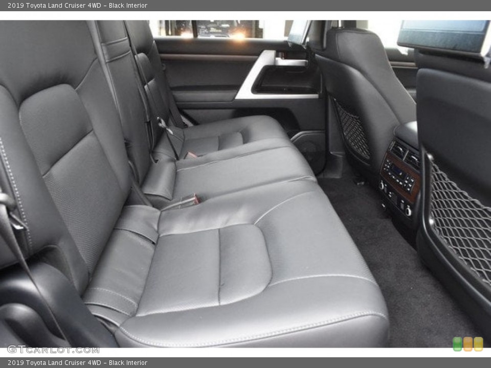 Black Interior Rear Seat for the 2019 Toyota Land Cruiser 4WD #129581258