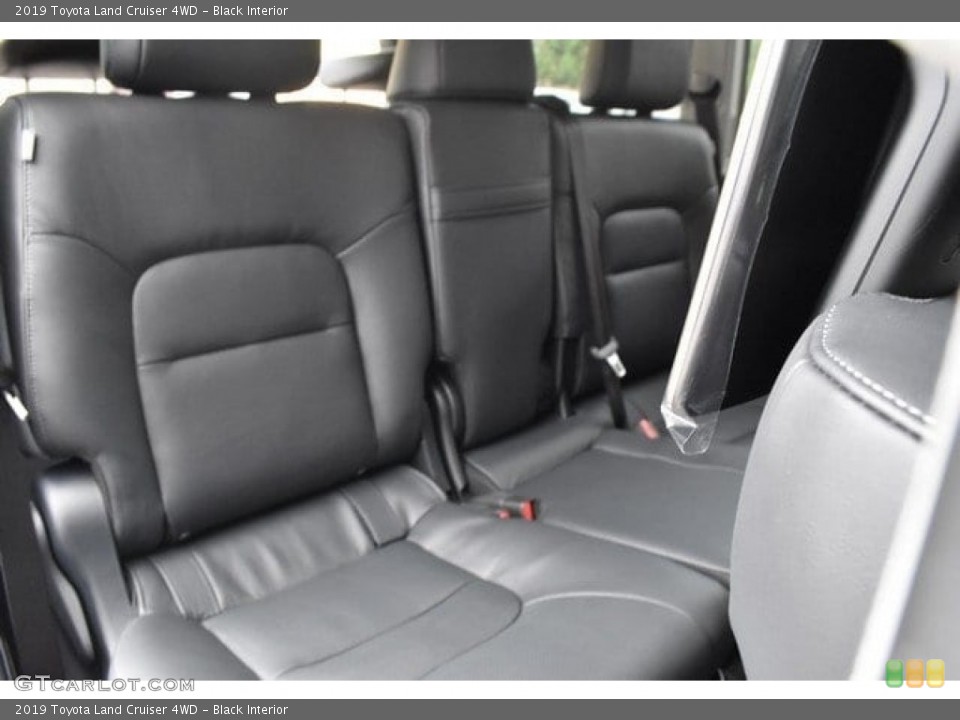 Black Interior Rear Seat for the 2019 Toyota Land Cruiser 4WD #129581277