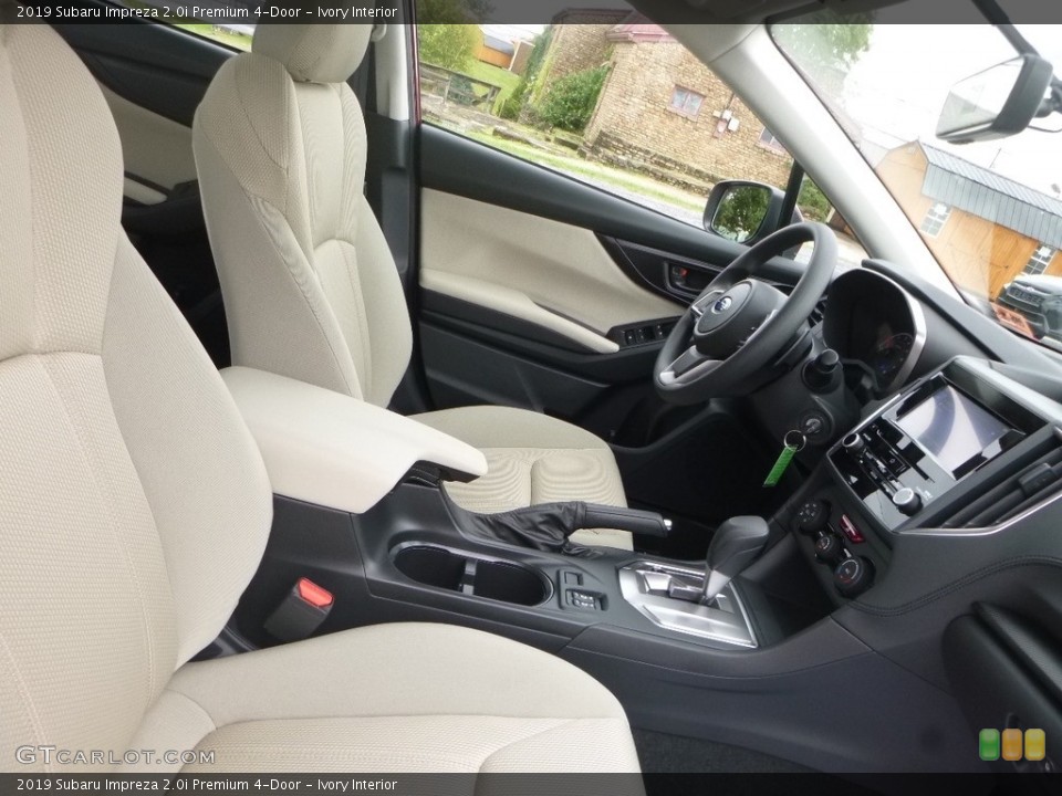 Ivory Interior Front Seat for the 2019 Subaru Impreza 2.0i Premium 4-Door #129581289