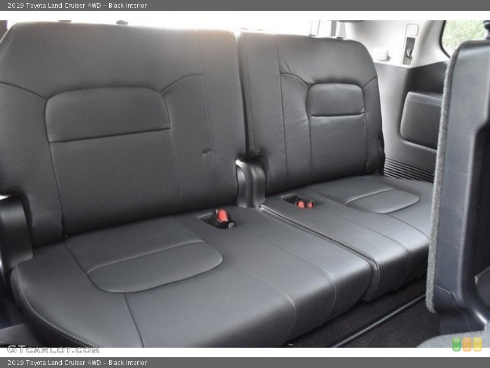 Black Interior Rear Seat for the 2019 Toyota Land Cruiser 4WD #129581304