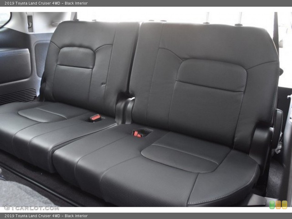 Black Interior Rear Seat for the 2019 Toyota Land Cruiser 4WD #129581316