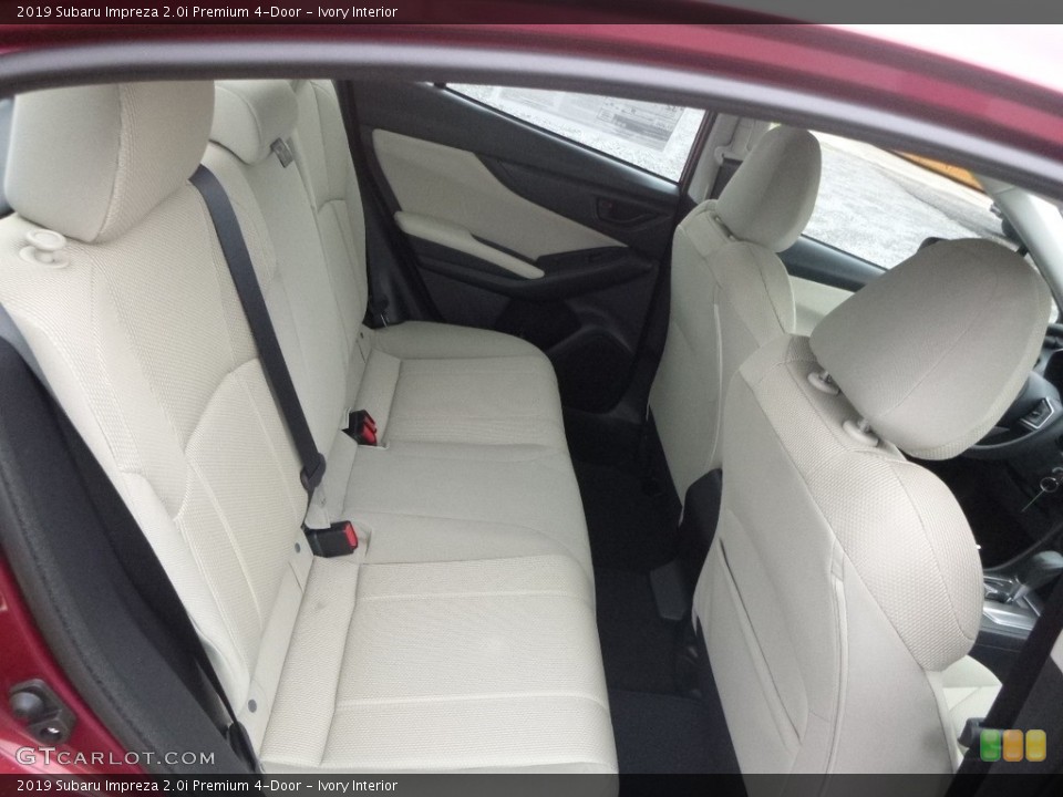 Ivory Interior Rear Seat for the 2019 Subaru Impreza 2.0i Premium 4-Door #129581358