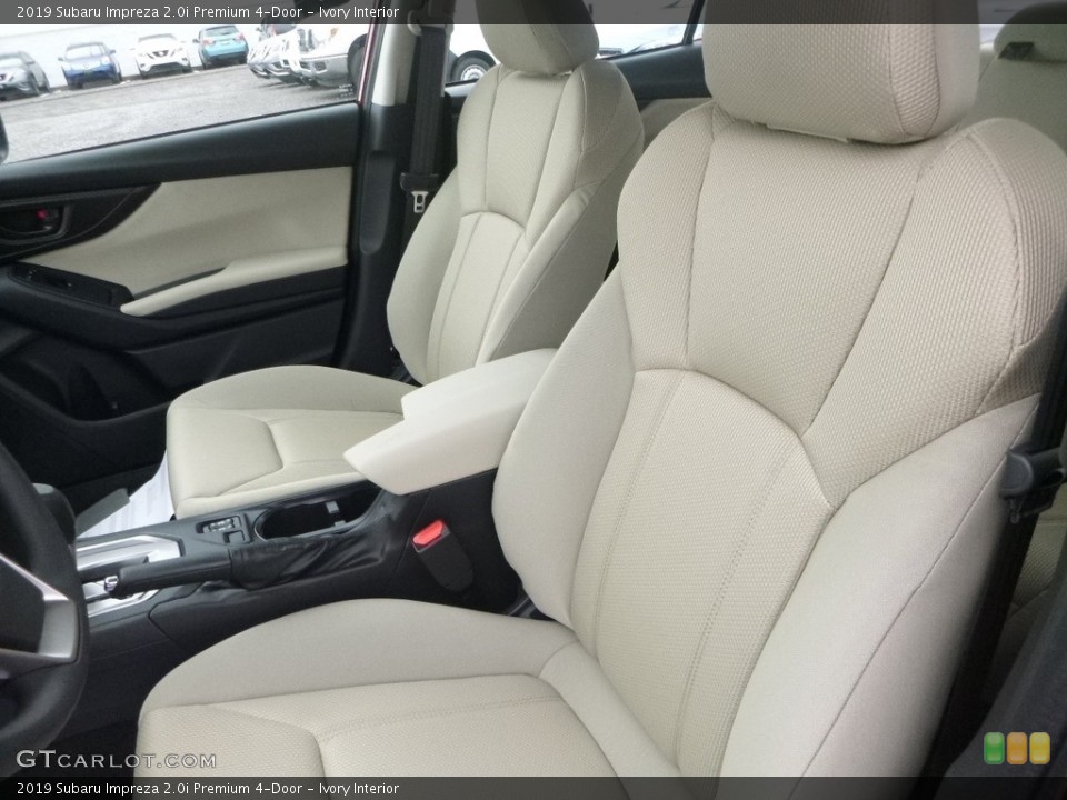 Ivory Interior Front Seat for the 2019 Subaru Impreza 2.0i Premium 4-Door #129581412