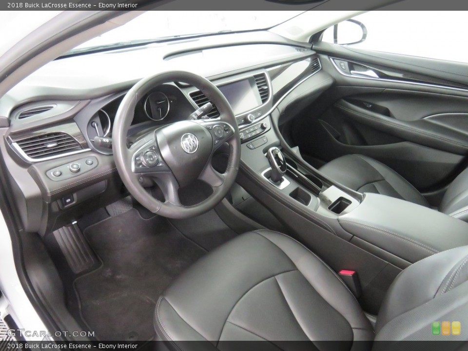 Ebony Interior Photo for the 2018 Buick LaCrosse Essence #129581454