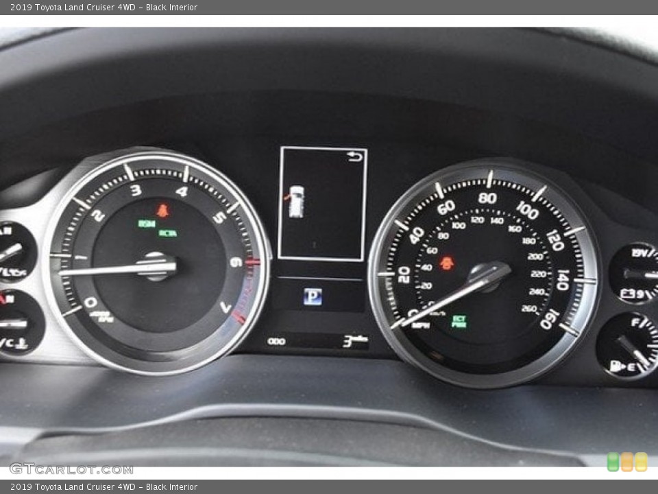 Black Interior Gauges for the 2019 Toyota Land Cruiser 4WD #129581493