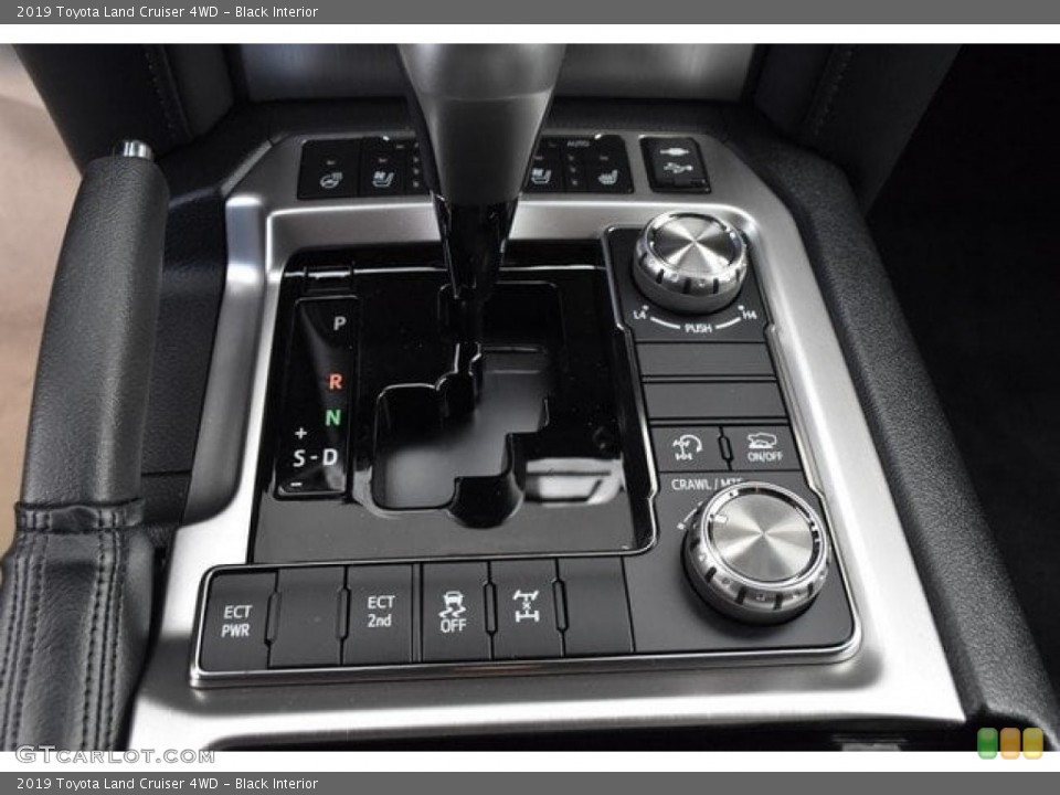 Black Interior Controls for the 2019 Toyota Land Cruiser 4WD #129581526
